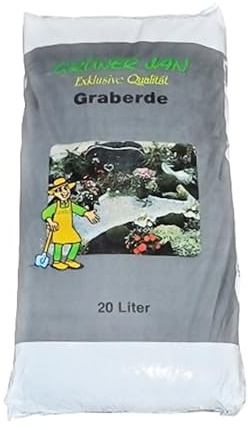 Graberde 2x20L Qualitätserde Blumenerde Pflanzenerde Friedhofserde Garten | BURI, erdfeucht, nährstoffreich, Grabpflege, Hauptnährstoffe, Spurennährstoffe, Pflanzsubstrat, Graberde, 20L, Friedhof