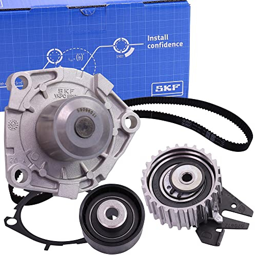 SKF VKMC 02193-2 Kit cinghia distribuzione pompa acqua N° denti: 199 con guarnizioni Compatibilità con FIAT Ducato Van 250, 290 Ducato Camion pianale/Telaio 250, 290 500X 334, ALFA ROMEO