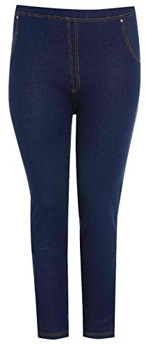 New Womens Plus Size High Waisted Stretch Ladies Skiny Jeggings Leggings Jeans 16-26