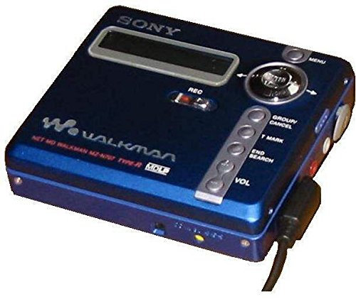 Sony MZ-N707/L MiniDisc Enregistreur MP3 Bleu métallisé