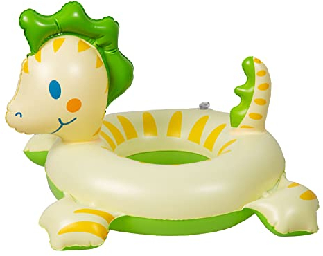 Heless 222 - Schwimmring für Puppen, im Dino-Design, Größe 35 - 45 cm, für Bade-Spaß im Pool, im See und der Badewanne