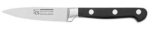 Küchenmesser PREMIUM 9,0 cm, geschmiedetes Messer aus rostfreiem Stahl mit ergonomisch geformtem Griff, CS-Systeme