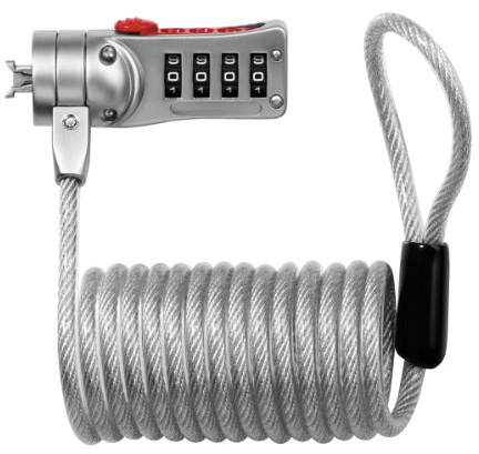 Master Lock 2120EURD Notebook Schloss mit Zahlenkombination