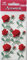 Artoz Artwork 3D Motiv-Sticker 185600-62, Rosen rot (mit Stiel), handmade(1)