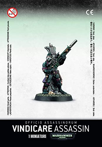 GAMES WORKSHOP 99070108001 Officio Assassinorum Vindicare Assassin Miniature, Black
