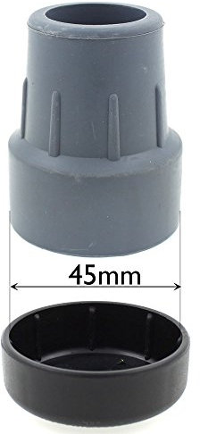 Lifeswonderful - Plastic Carpet Glides/Skis for Walkers & Zimmer Frames, for Ferrule with 45mm Base (4)