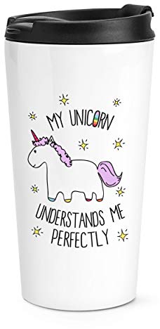 Lila My Unicorn Understands Me Travel Mug Cup