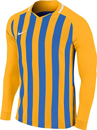Nike Herren Long Sleeved T-Shirt Striped Division III Football Jersey, Black/White, S, 894087