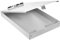 Amazon Basics Klemmbrett mit Ablage, Aluminium - 35,56 x 22.8 cm, zweistufig, Standardklemme, Silberfarben