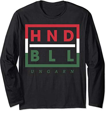 Ungarn Fan Trikot - HNDBLL Handballer Geschenk Langarmshirt