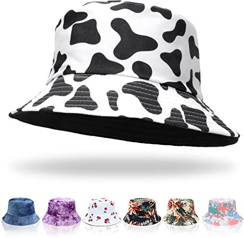 Keho Fischerhut Damen Bunt - Unisex Sonnenhut Bucket Hat Fischerhut Sommerhut Hut Sonnenhut Adumbral Hut for Damen Herren