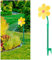 Gartensprinkler Blume Sonnenblume │ gelb H105cm Erdspieß │ Sprinklerblume Bewässerung Garten Beet