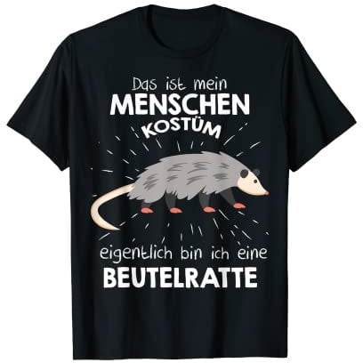 Mein Menschenscheschen Costume Bin ich ein Bag [German Language] T-Shirt