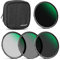 NEEWER 72mm Fixed ND Filter Set ND1000 ND64 ND8 ND4 Graufilter 30 lagige Nanobeschichtungen/optisches HD Glas/ultradünn/wasserabweisend/Kratzfest/wasserdichte Filtertasche Neutraldichtefiltersatz