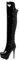 Stivali da Donna Sopra Il Ginocchio con Tacco a Spillo, Stivali da Festa Tacco Alto Punta Rotonda Boots Zip Plateau Solid 062 Nero Numero 38 EU