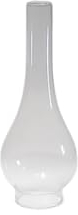 Tubo quinqué cristal transparente boca 66 mm
