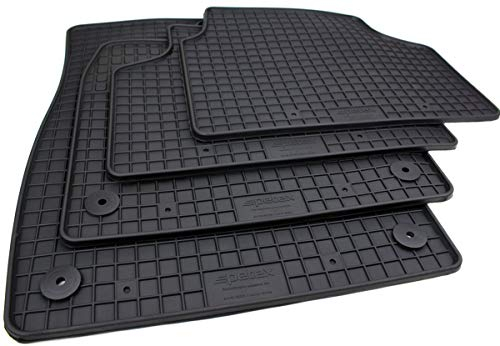 kfz-premiumteile24 Premium Gummimatten Kompatibel mit Cupra Born Baujahr ab 2021 Fußmatten Automatten Allwetter 100% Passgenau Schwarz 4-teilig