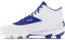 Under Armour Leadoff Mid 3.0 Baseball Cleat Sneaker für Herren, (400) Royal/White/Royal, 44 EU