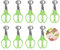 10 Pièces Ciseaux à Oeufs de Caille, LIUCONGBD Acier Inoxydable Caille Ciseaux, MéTal Oeuf Shell Cutte pour Couper Des œufs de Caille, Ouvre-Coquille d'Oeuf pour Restaurant et la Cuisine