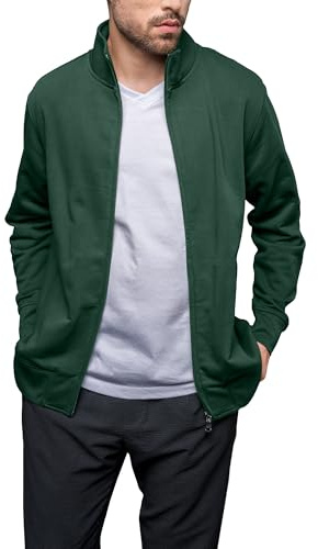 HRM Herren Premium Full-Zip Sweat Jacket I Fair Trade Herren-Sweatjacke, 360 g/m² I Aus 70% Baumwolle & 30% recyceltem Polyester