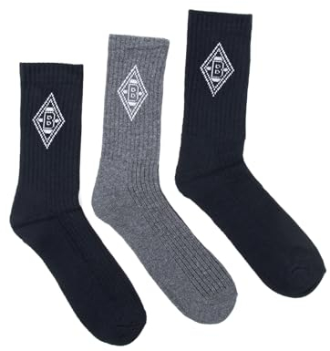 Borussia Mönchengladbach Thermosocken 3er Pack | 39-42 | Offizieller Fanartikel
