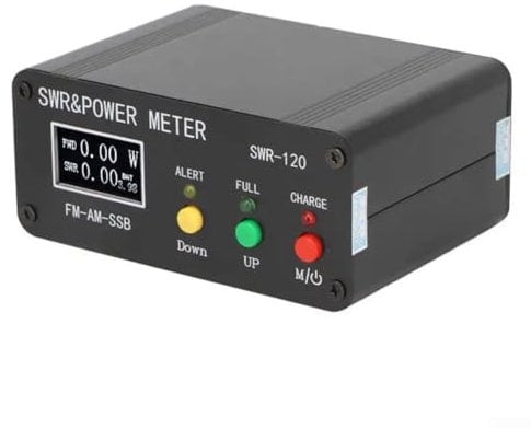 SWR Power Meter,SWR-120 Kurzwelle SWR & Leistungsmesser 120W Digital Power Meter 3,3 cm Bildschirm Digital Power Standing Wave Meter