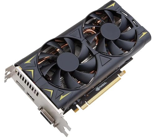 SIMPLETEK - GTX 760 4GB GDDR5 | Grafikkarte Gaming Editing 256-Bit DP DVI HDMI | Dual Lüfter | DP DVI HDMI