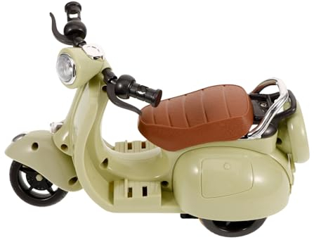 BESPORTBLE Hamster Motorradspielzeug Mit Musik Und Bewegung Rotierendes Desktop Ornament Für Kleine Haustiere Perfektes Kauspielzeug Dekoration Batteriebetrieben