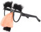 Große Nasenbrille – Brille Mit Lustiger Nase Mit Augenbrauen Und Schnurrbart, Cosplay-Requisiten