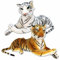 BEMIRO Tiger Kuscheltier XXL – Ca. 85 cm Groß, Realistisches Design, Hochwertig Verarbeitet, Kuschelig Weich, Füllmaterial Aus 100% Recycelten Plastikflaschen, Mit Kunststoffaugen (Set)