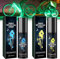 Vernice spray fosforescente,Vernice fosforescente da 100 ml per esterni,Vernice spray trasparente che si illumina di bianco al buio,Vernice spray fluorescente (blu+giallo)