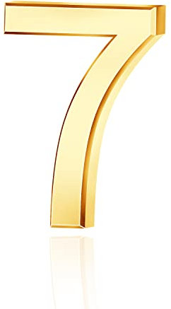 Lotsdonxia Self-Adhesive 3D Gold Numbers (0-9) for Addressing House, Apartment, Hotel, and Street Room Doors as Mailbox Stickers-7
