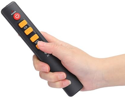 SustVita Sostituzione telecomando universale, controller Smart Learning per TV/STB/DVD/HiFi/videoregistratore con 6 grandi manopole