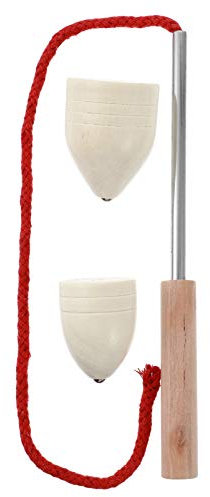 ifundom Intelligenzspielzeug Holz mit Peitsche für Kinder Outdoor Spielzeug für Hand Auge Koordination Traditionelles Spielzeug für Kreative Aktivitäten