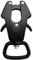 Carabiner Dog Lead, Dog Collar Quick Release, Snap Hook, Frog Clip, Quick Release Buckle, Black Fastener (3 cm, Square End)