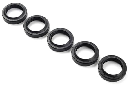 Cndocc35 5Pcs 27 * 37 * 7.5mm 51432-025-000 Front Fork Oil Seal Kit 90756-028-000 Rubber Black for CB100 CB125 CL125