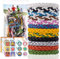 Hbaid Mosquito Repellent Bracelet 12 Pack Adjustable Leather Band & 60 Insect Repellent Stickers Combo, DEET-Free Insect Repellent Bracelets for Adults & Kids