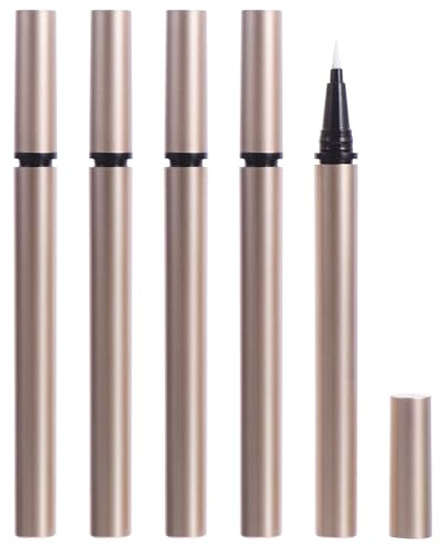 IMIKEYA 5 Stück 1 ml Nachfüllbare Eyeliner Tuben mit Luftdichtem Deckel Flüssiger Eyeliner Applikator für Reisen und Make Up Anfänger