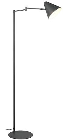 Trio Leuchten Stehleuchte Cosima 463900142, Metall Anthrazit, exklusive 1x E14, flexibles Gelenk