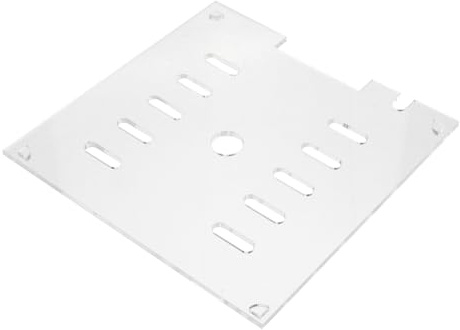 SHINEOFI Quadratischer Transparenter Acryl Aquariumdeckel 20x20cm mit Futterklappe Sprungsichere Abdeckung für Zuchtschildkröten und Wassertiere