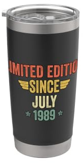 Limited Edition Since July 1989 Doppelwandiger Edelstahl-Thermobecher
