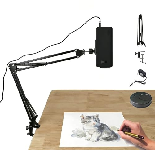 JKJZSALJ Projecteur De Traçage LED Portable pour Artistes Et Bricoleurs, Installation Instantanée pour Le Dessin Et La Peinture avec Image HD