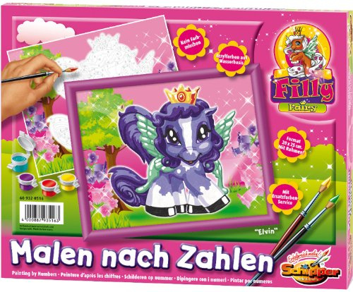 Schipper 609320516 - Malen nach Zahlen - Filly Fairy Elvin, 20x25 cm