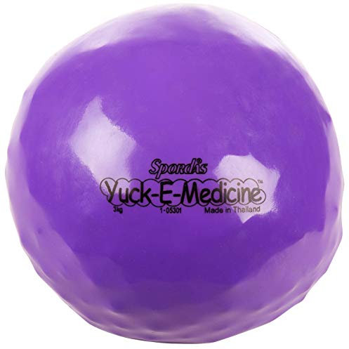 Weicher Medizinball / Gewichtsball 3 kg, ø 20 cm, Violett