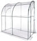 VERDELOOK | Serre murale à 2 portes en PVC transparent, 200x100x210 cm, pour la protection des plantes, le jardinage, résistante, ouverture par fermeture éclair, serre de terrasse