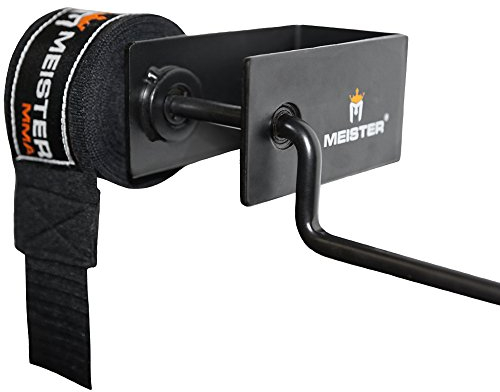 Meister Handwickelrolle, für alle Box- und MMA-Verpackungen, Schwarz