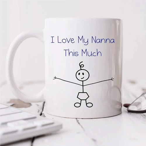 60 Second Makeover Limited I Love My Nanna This Much Boys Mug Grandson Gift Mummy