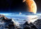 wandmotiv24 Fototapete Neuer Planet, M 250 x 175 cm - 5 Teile, Wanddeko, Wandbild, Wandtapete, Weltall, Universum, Weltraum M0441