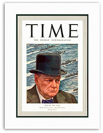 Wee Blue Coo MAGAZINE WAR 1941 WINSTON CHURCHILL MAN OF THE YEAR TIME NEW Poster Picture