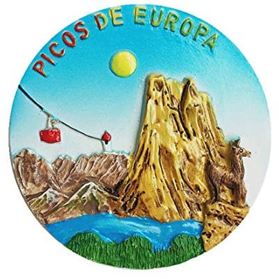 Mount Europa (Picos de Europa) Asturias España Imán 3D para nevera, recuerdo de regalo, decoración del hogar y la cocina, imán magnético para nevera